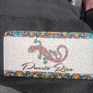 Colorful Puerto Rico Lizard Wallet